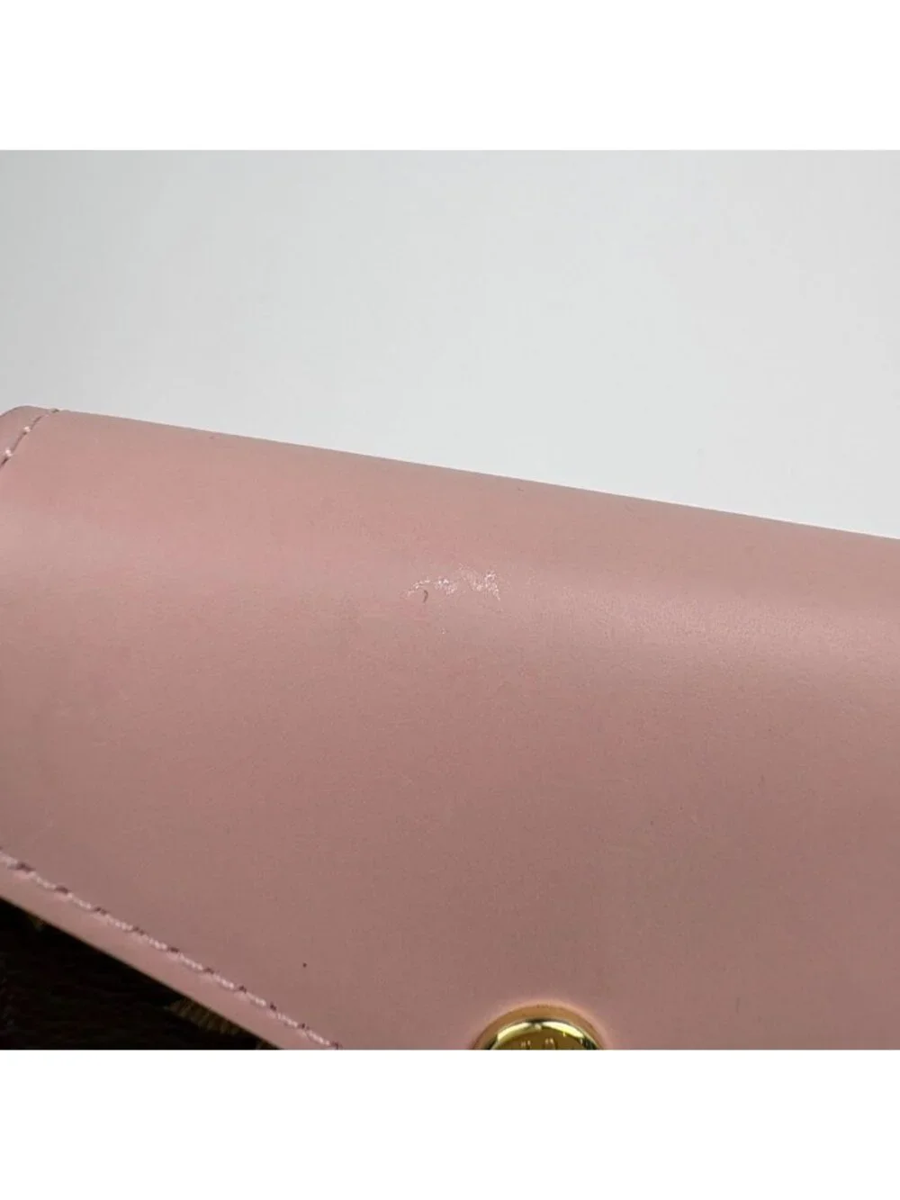 Louis Vuitton Portefeuille Zoe Trifold Wallet Compact Monogram Rose Velours
